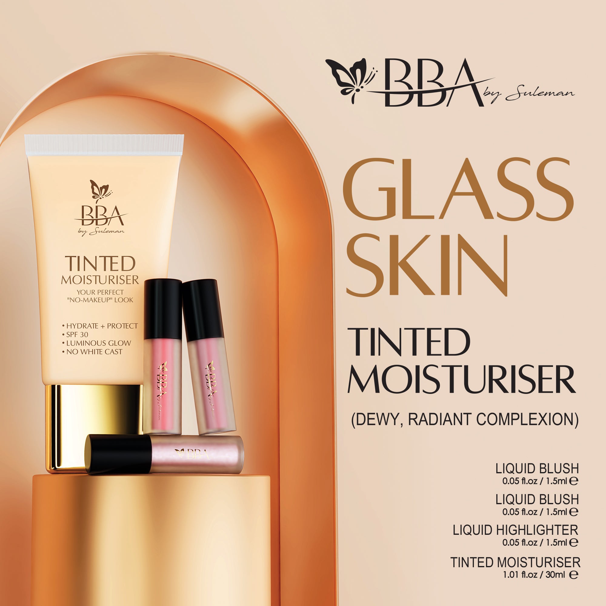 Glass Skin Tinted Moisturiser (Korean Glass Skin Kit)