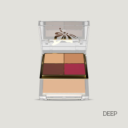 Iconic Face Quad Palette (Cream & Powder)