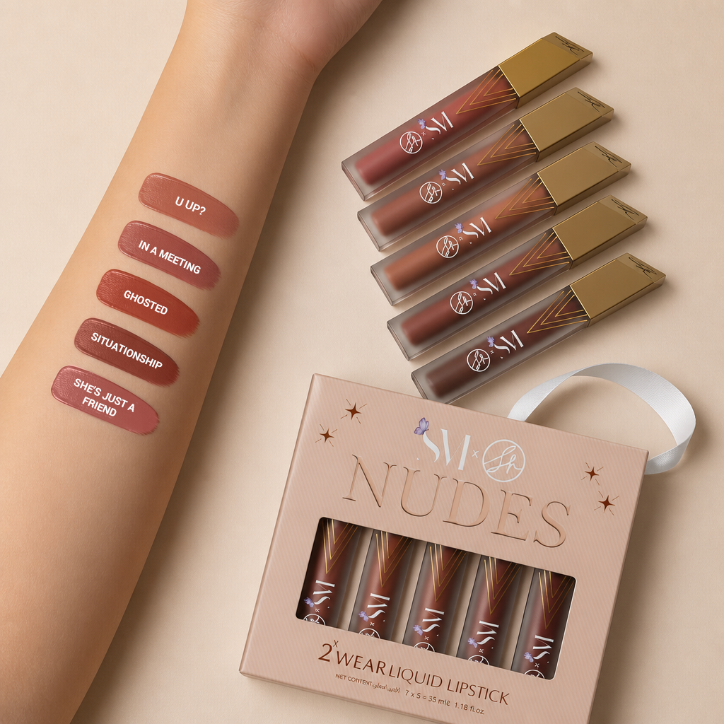 SM X SH Nudes 2x Wear Liquid Lipstick (Pack of 5)