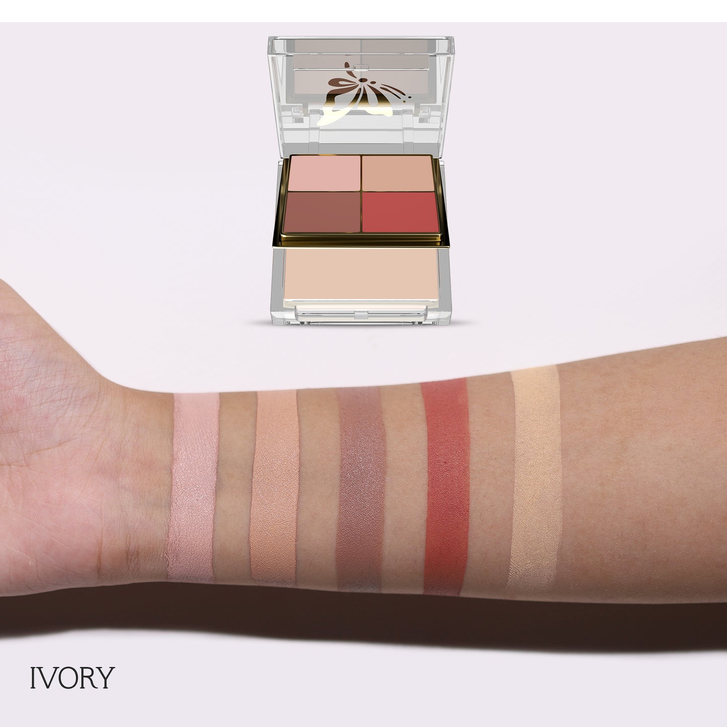 Iconic Face Quad Palette (Cream & Powder)
