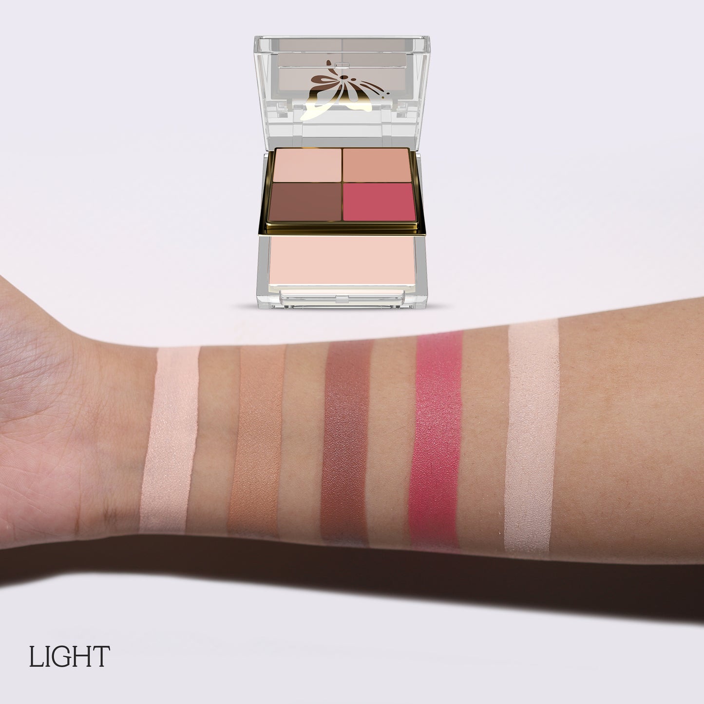 Iconic Face Quad Palette (Cream & Powder)