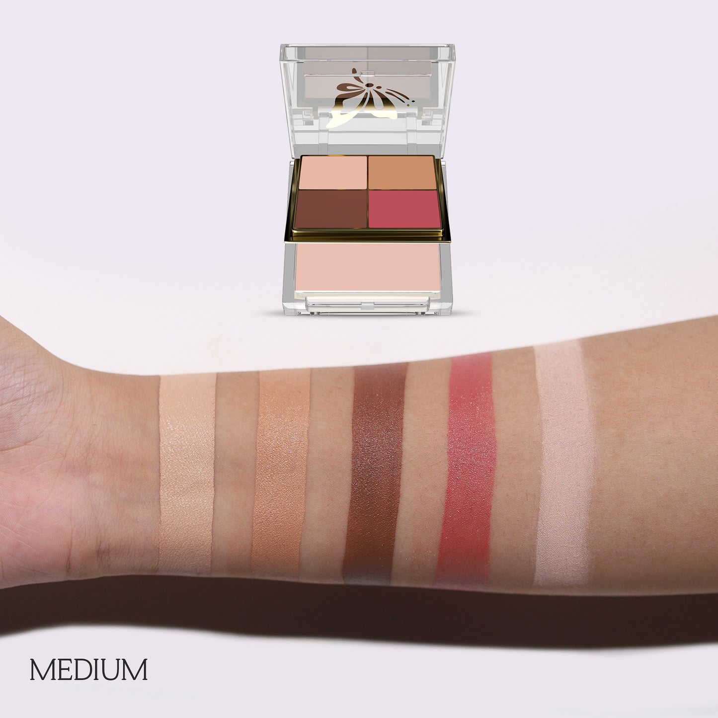 Iconic Face Quad Palette (Cream & Powder)