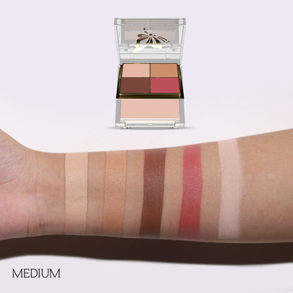 Iconic Face Quad Palette (Cream & Powder)