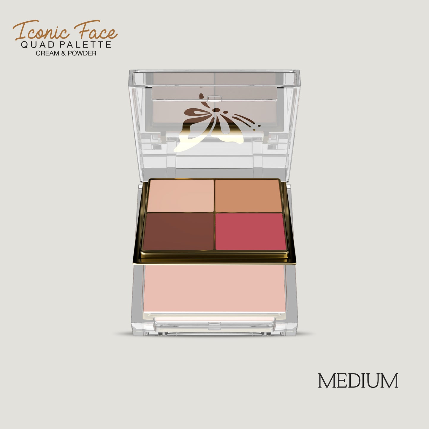 Iconic Face Quad Palette (Cream & Powder)