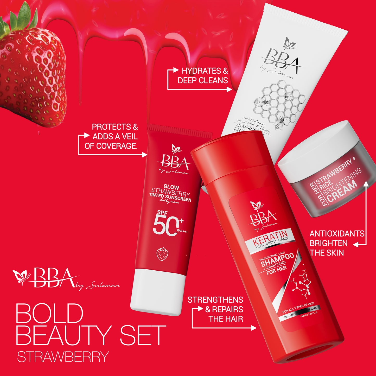 Bold Beauty Set (Strawberry)