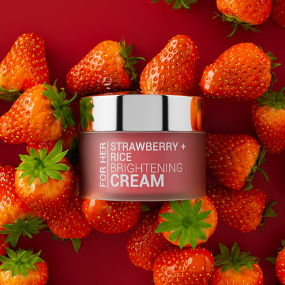 Strawberry + Rice Brightening Cream