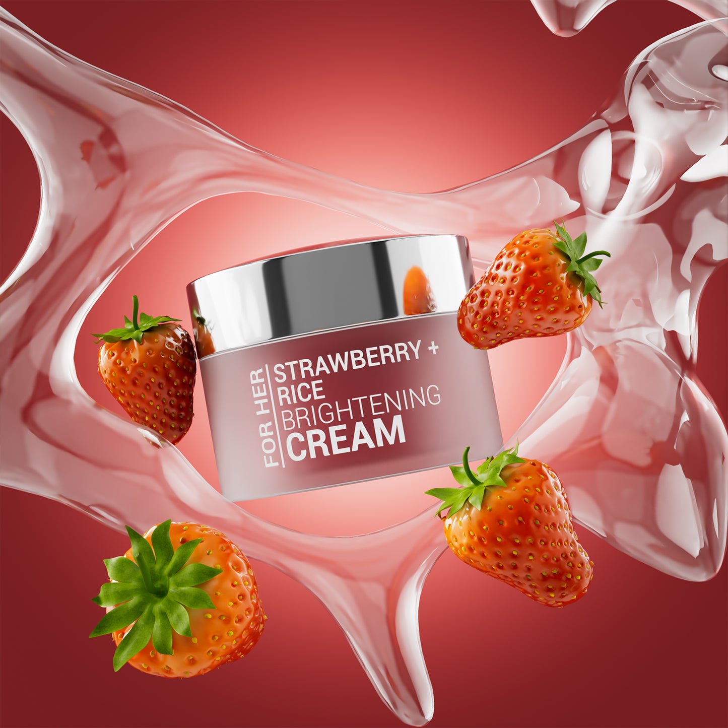 Strawberry + Rice Brightening Cream