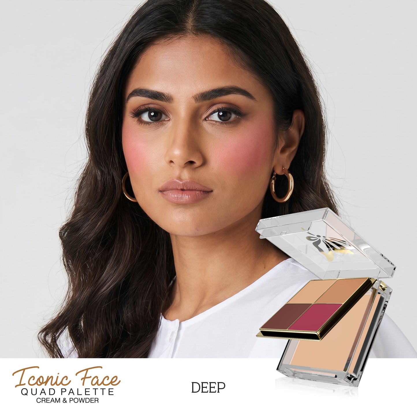 Iconic Face Quad Palette (Cream & Powder)