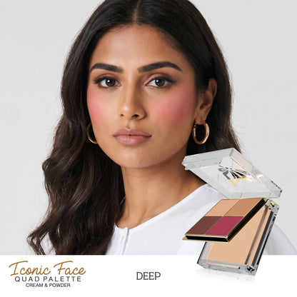 Iconic Face Quad Palette (Cream & Powder)