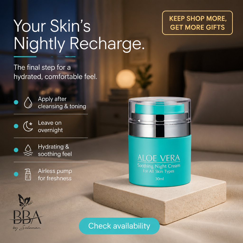 ALOE VERA - SOOTHING NIGHT CREAM (for all skin type)