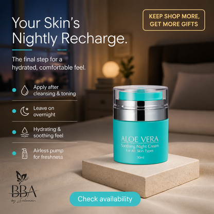 ALOE VERA - SOOTHING NIGHT CREAM (for all skin type)