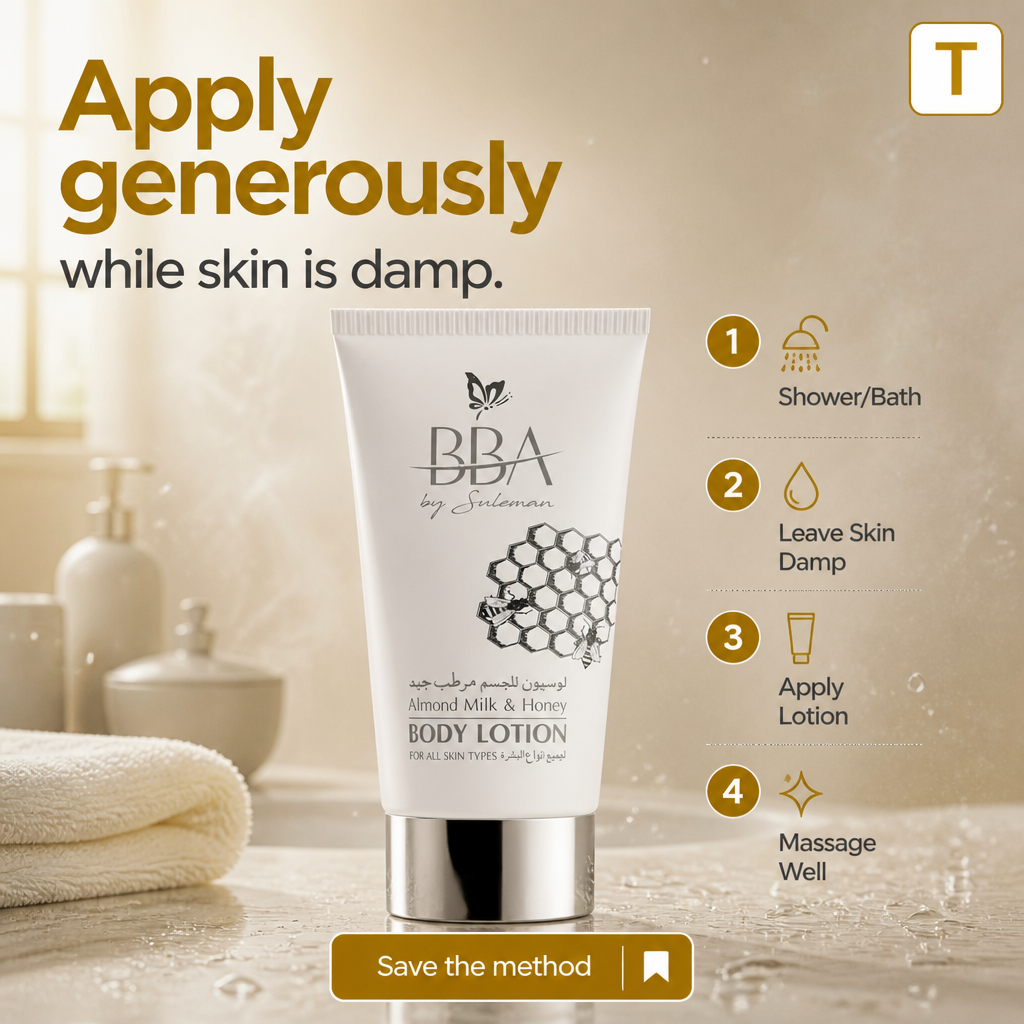 Almond Milk & Honey - BODY LOTION (for all skin types)