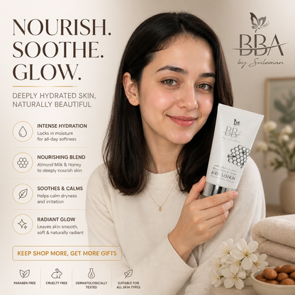 Almond Milk & Honey - BODY LOTION (for all skin types)
