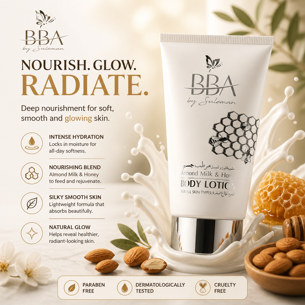 Almond Milk & Honey - BODY LOTION (for all skin types)