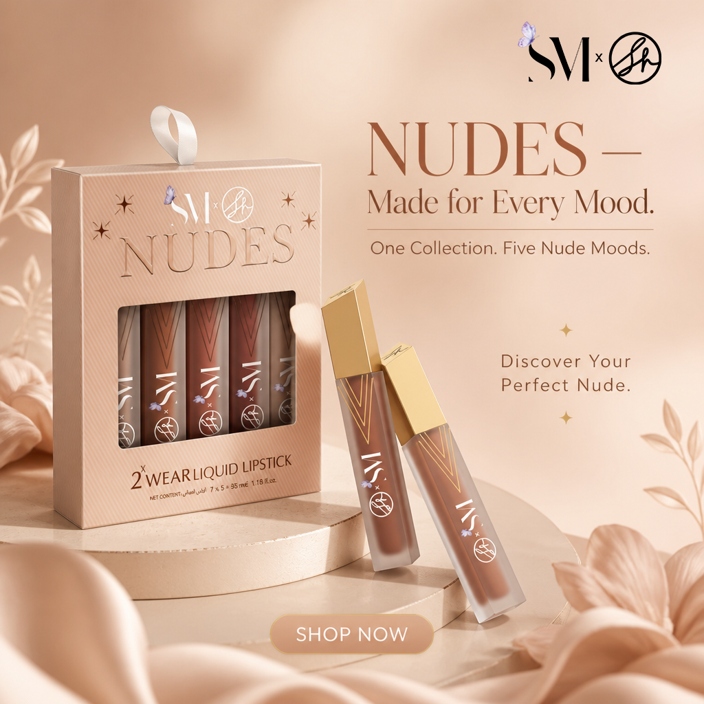 SM X SH Nudes 2x Wear Liquid Lipstick (Pack of 5)