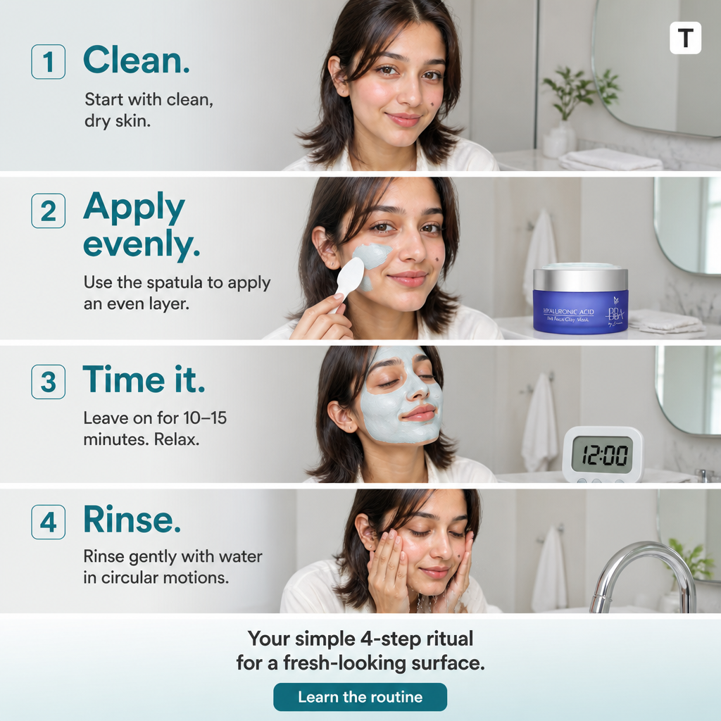 HYALURONIC ACID - HA Face-Clay Mask