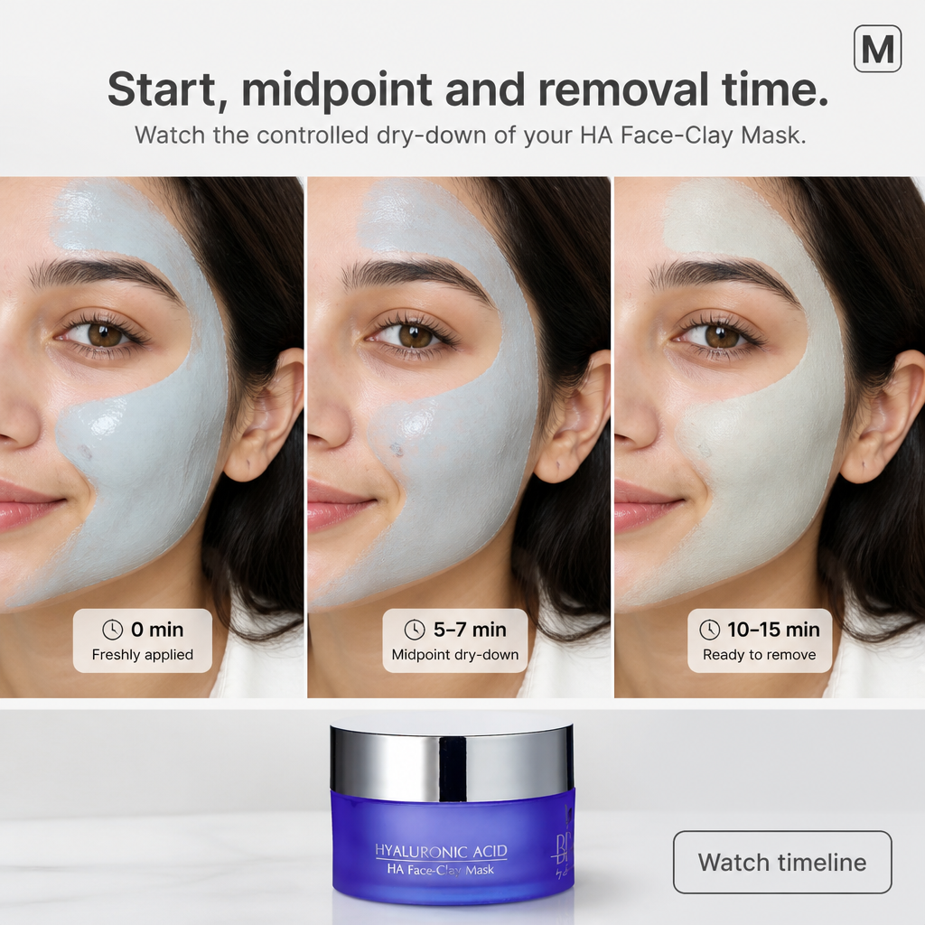 HYALURONIC ACID - HA Face-Clay Mask